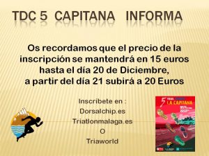 TDC 5 La Capitana Informasubida